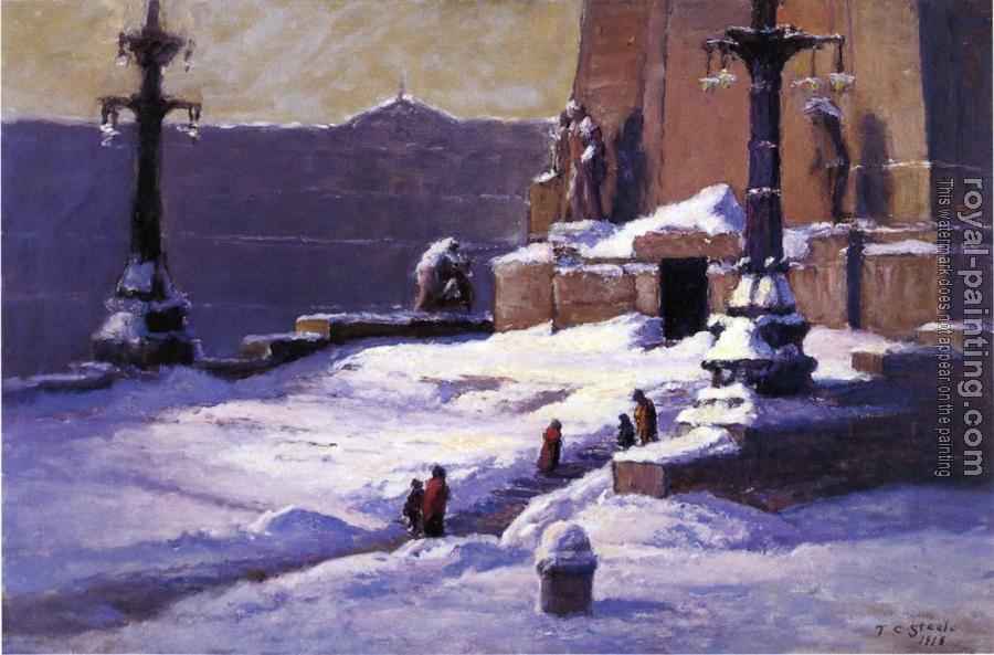 Theodore Clement Steele : Monument in the Snow